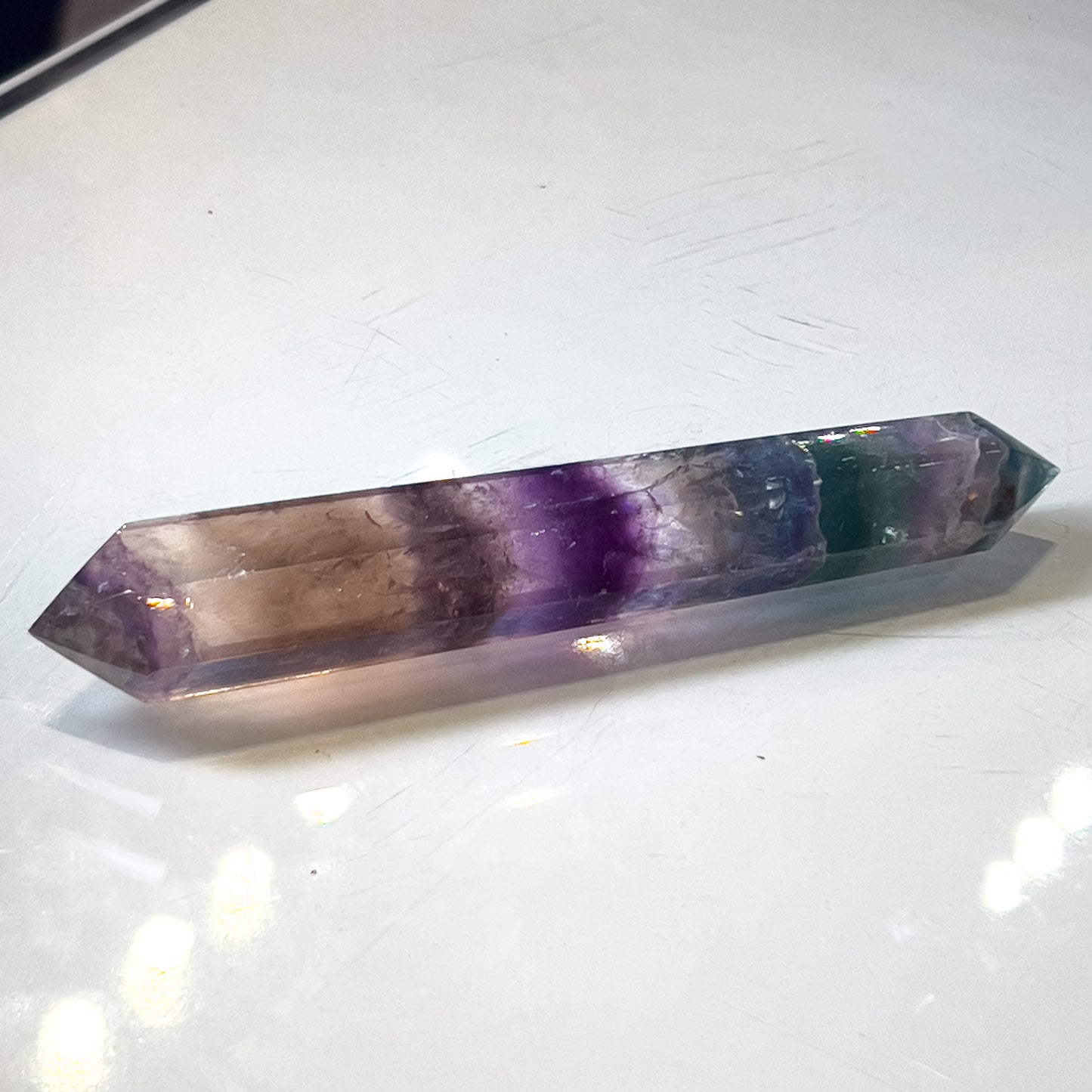 Fluorite Double Terminated Wand