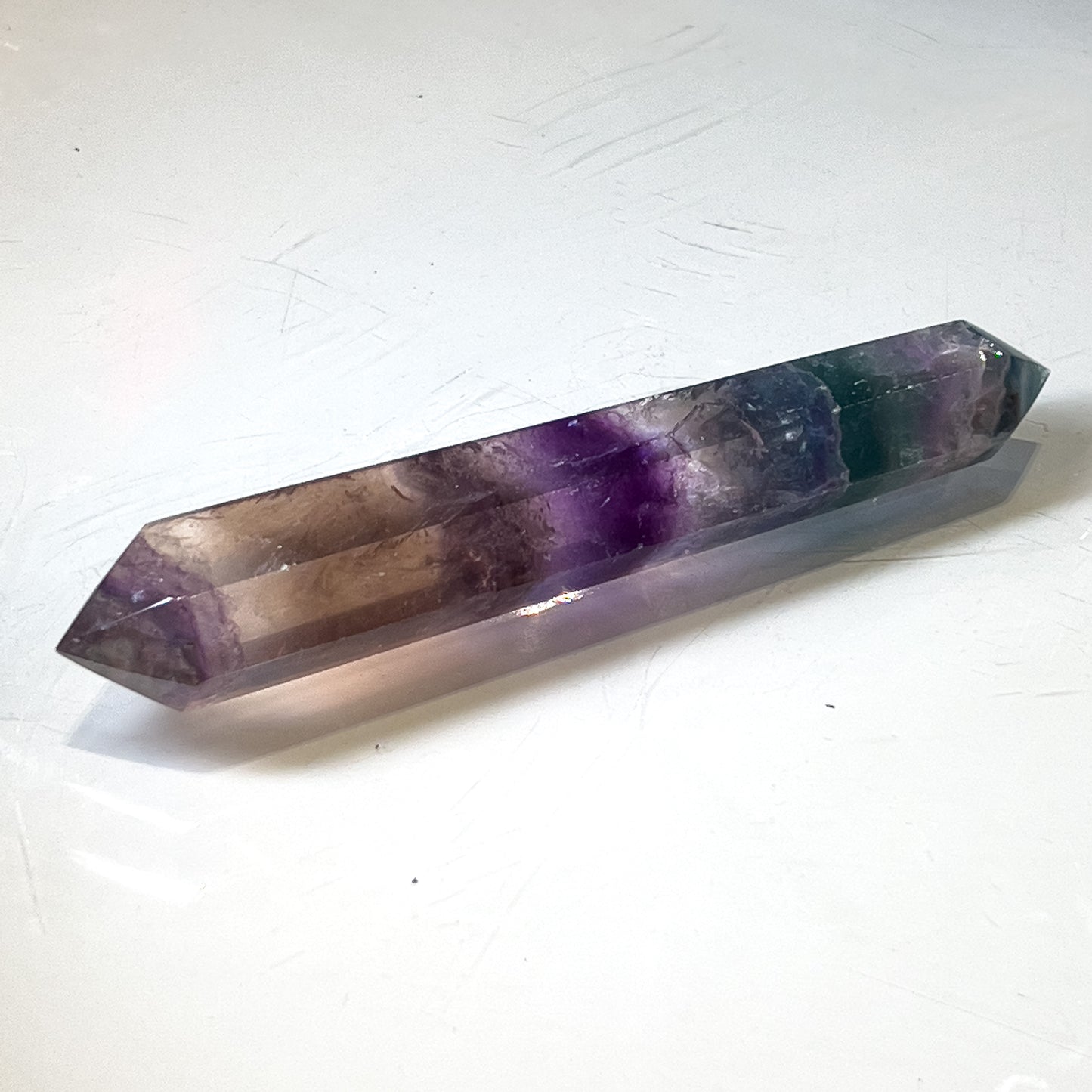 Fluorite Double Terminated Wand