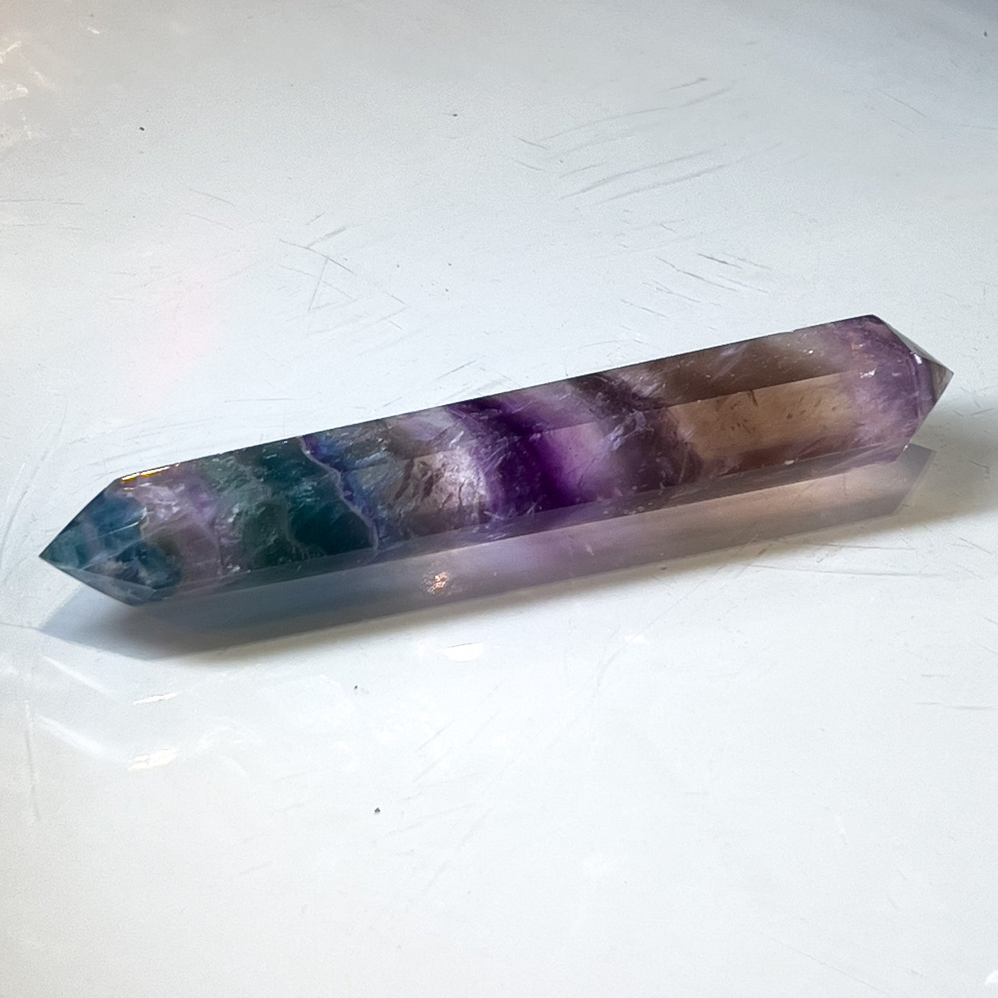 Fluorite Double Terminated Wand