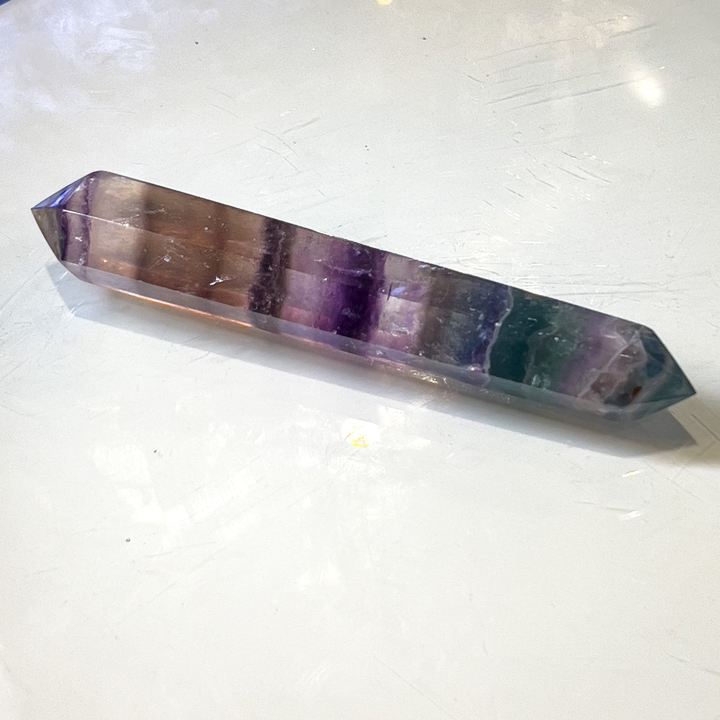 Fluorite Double Terminated Wand