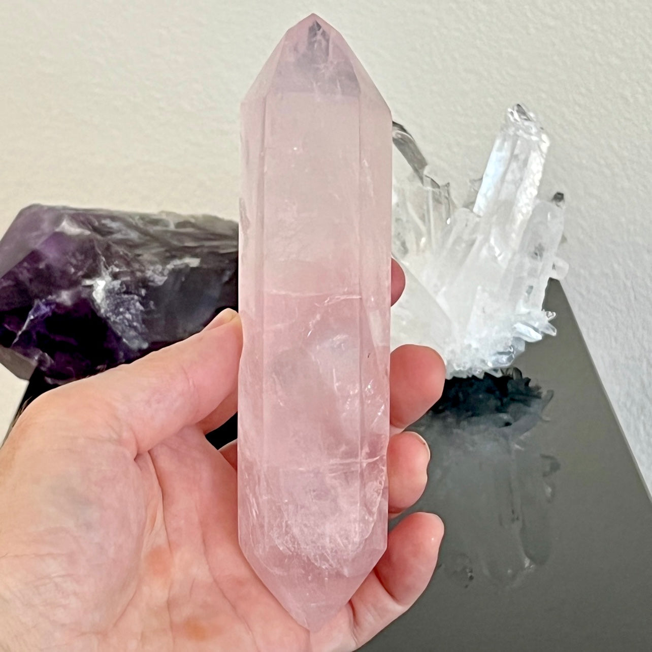 Rose Quartz DT JUMBO Wand