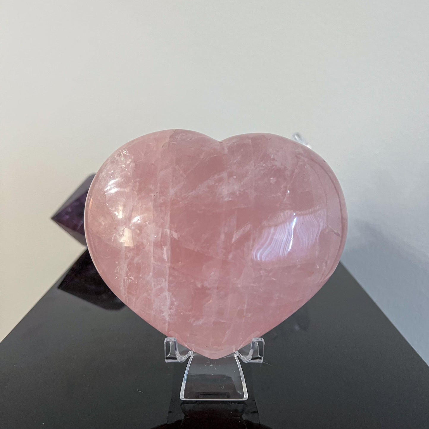 Rose Quartz Heart
