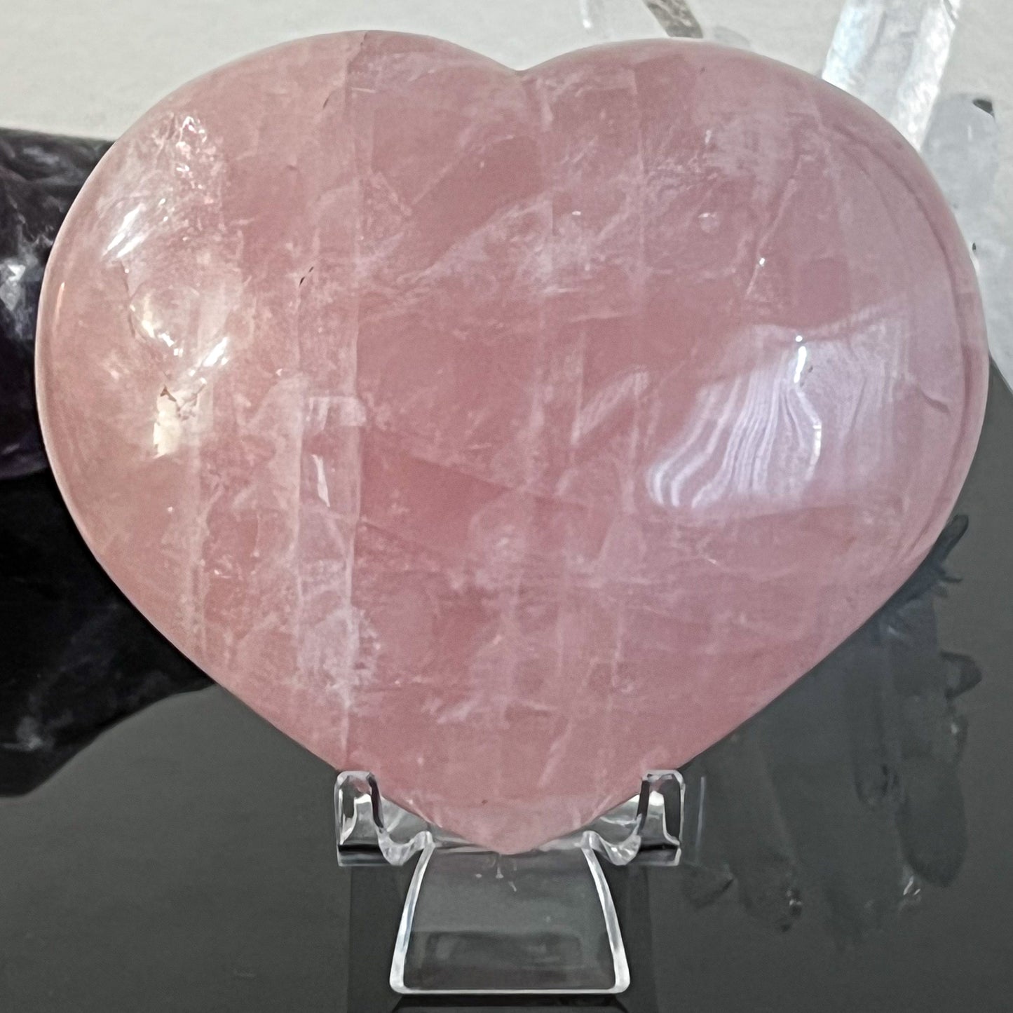Rose Quartz Heart
