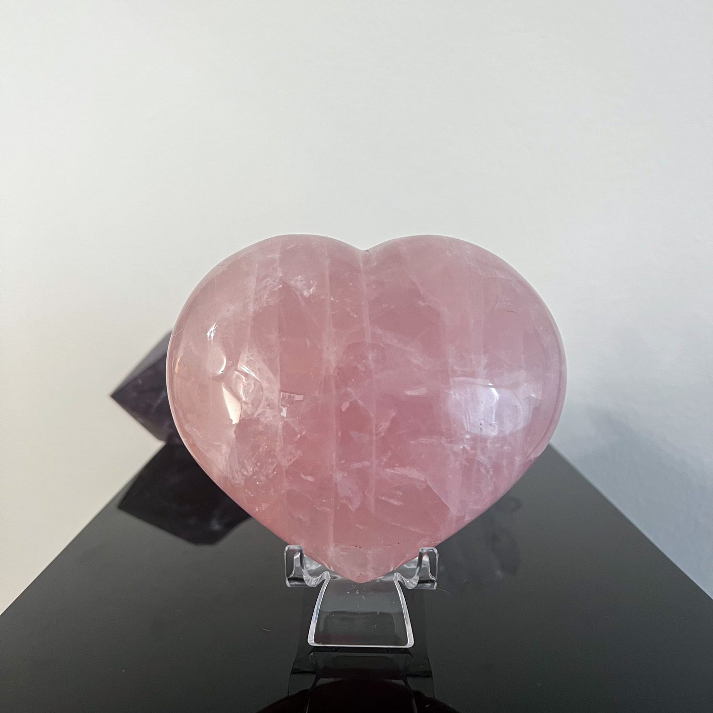 Rose Quartz Heart