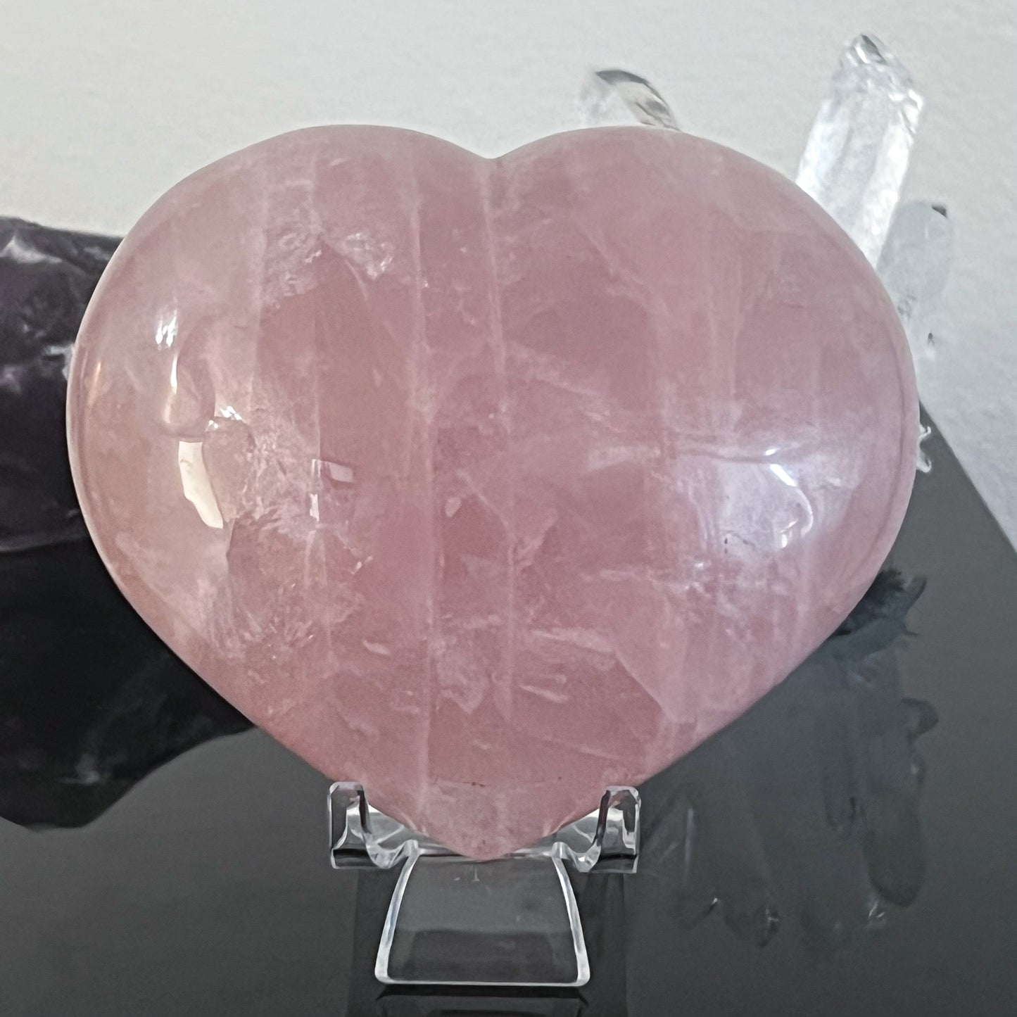 Rose Quartz Heart
