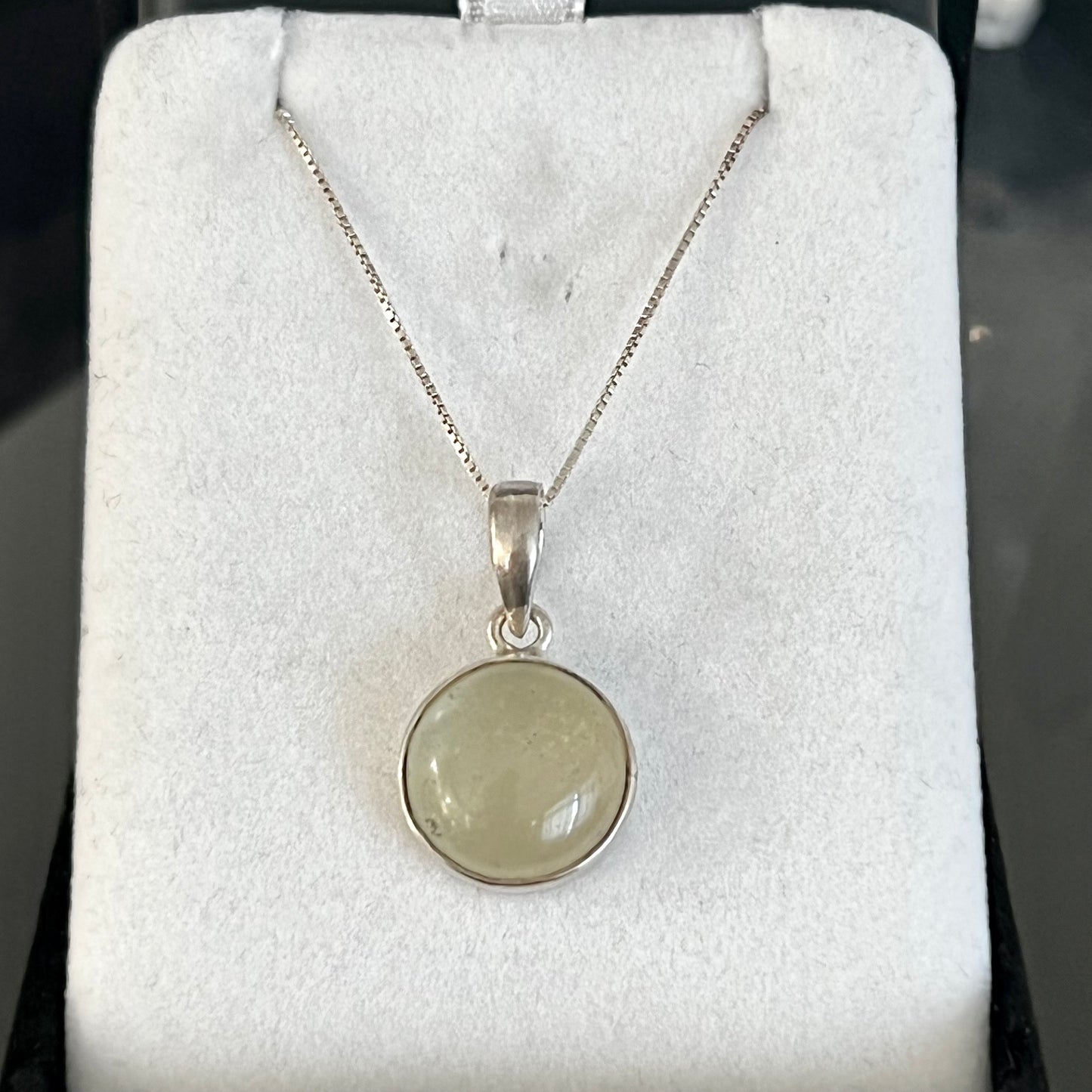 Libyan Glass Sterling Silver Necklace