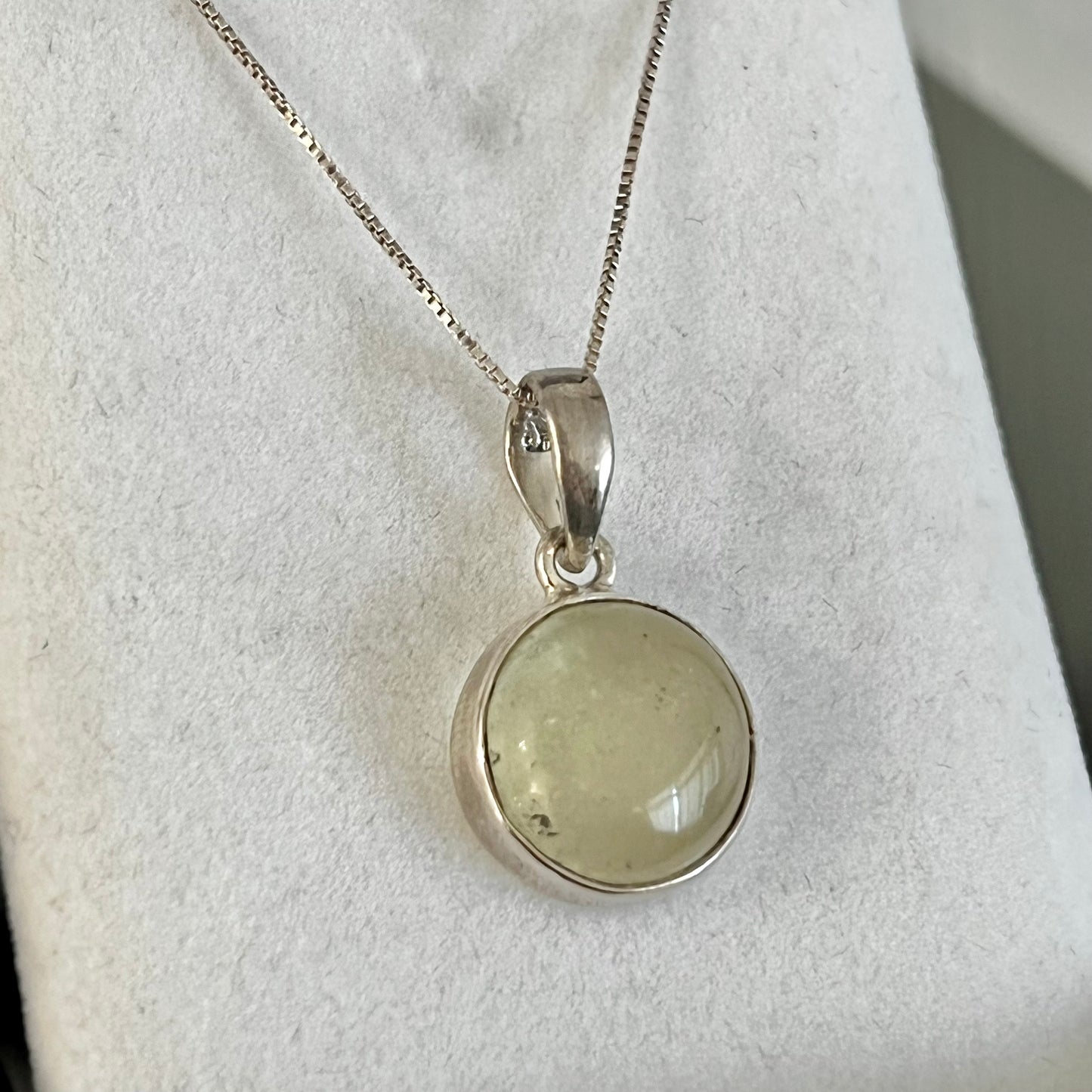Libyan Glass Sterling Silver Necklace