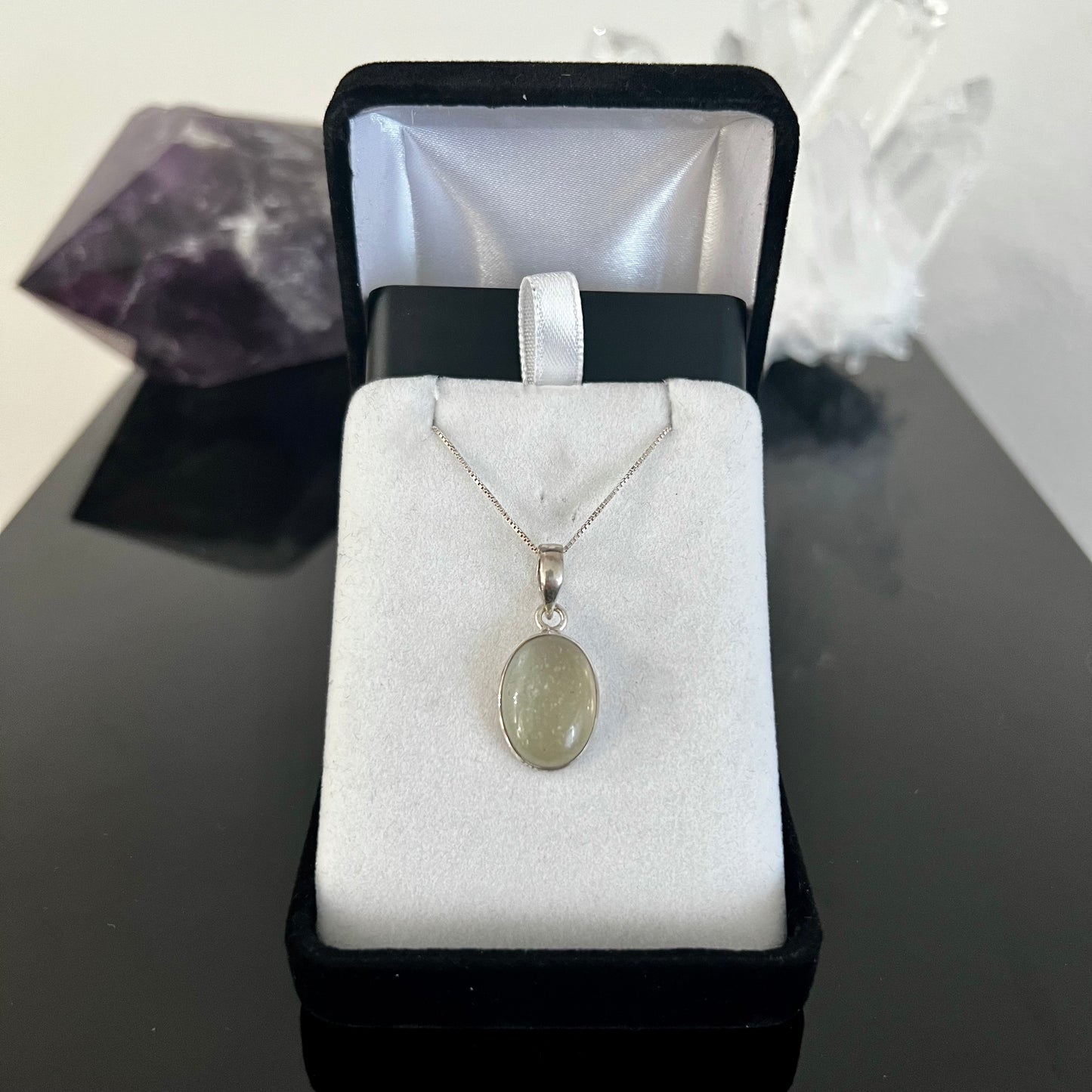 Libyan Glass Sterling Silver Necklace