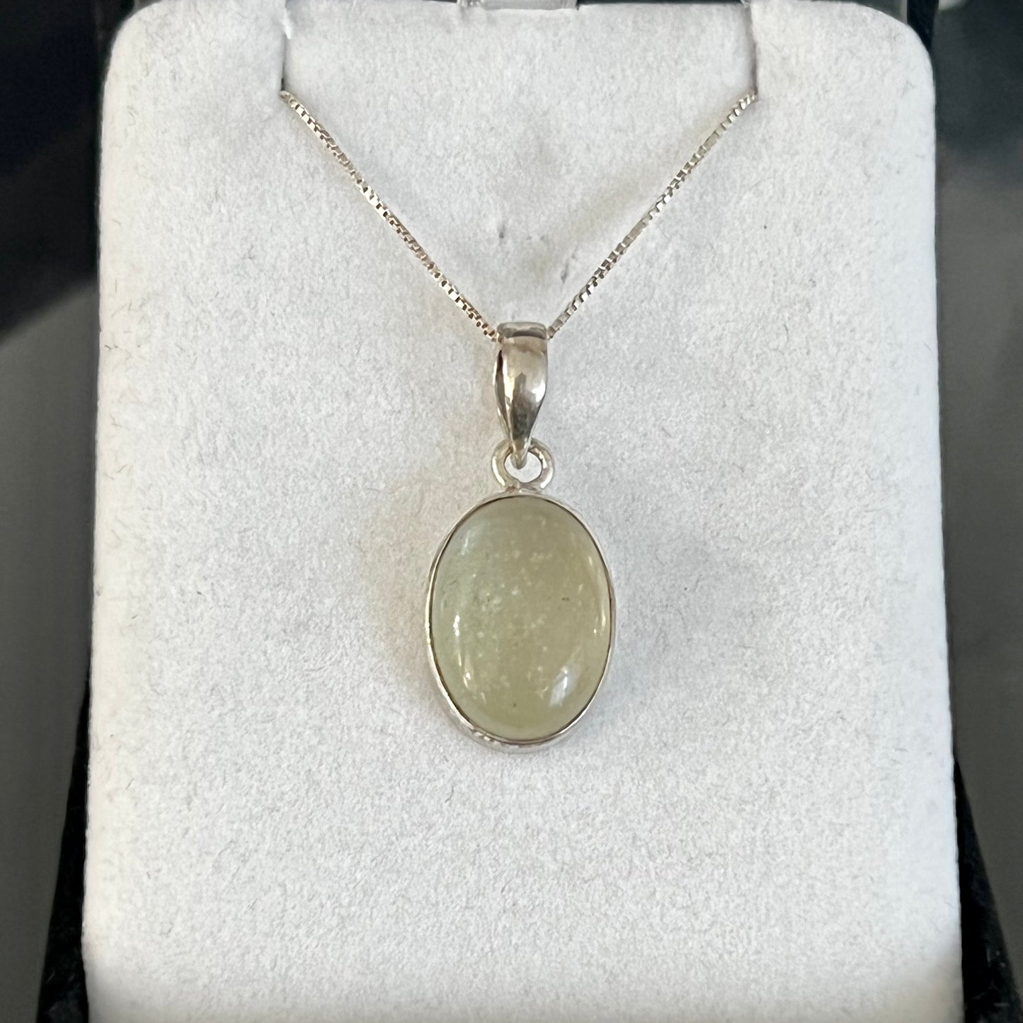 Libyan Glass Sterling Silver Necklace