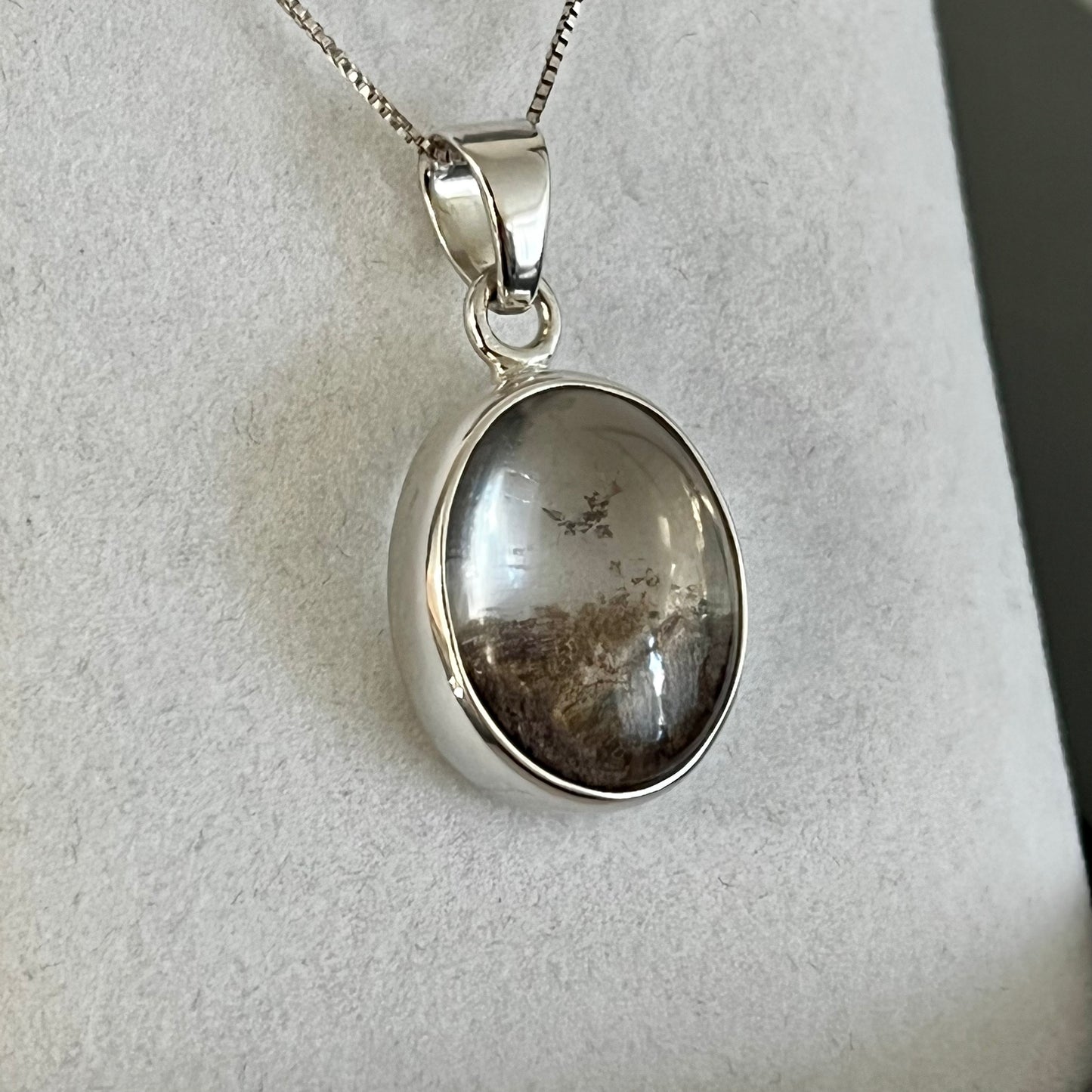 Shaman Quartz Sterling Silver Necklace