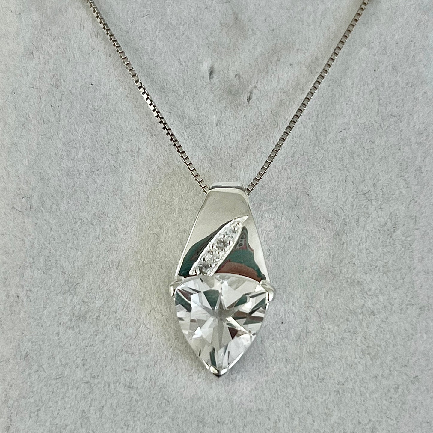 Quartz Sterling Silver Necklace