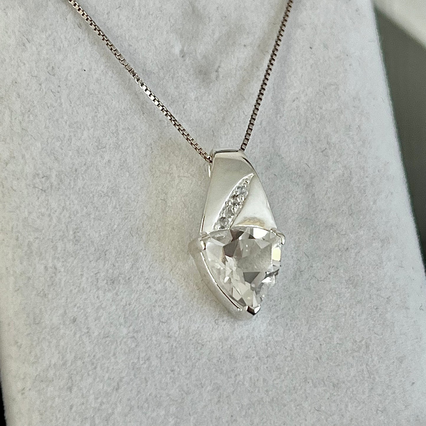 Quartz Sterling Silver Necklace