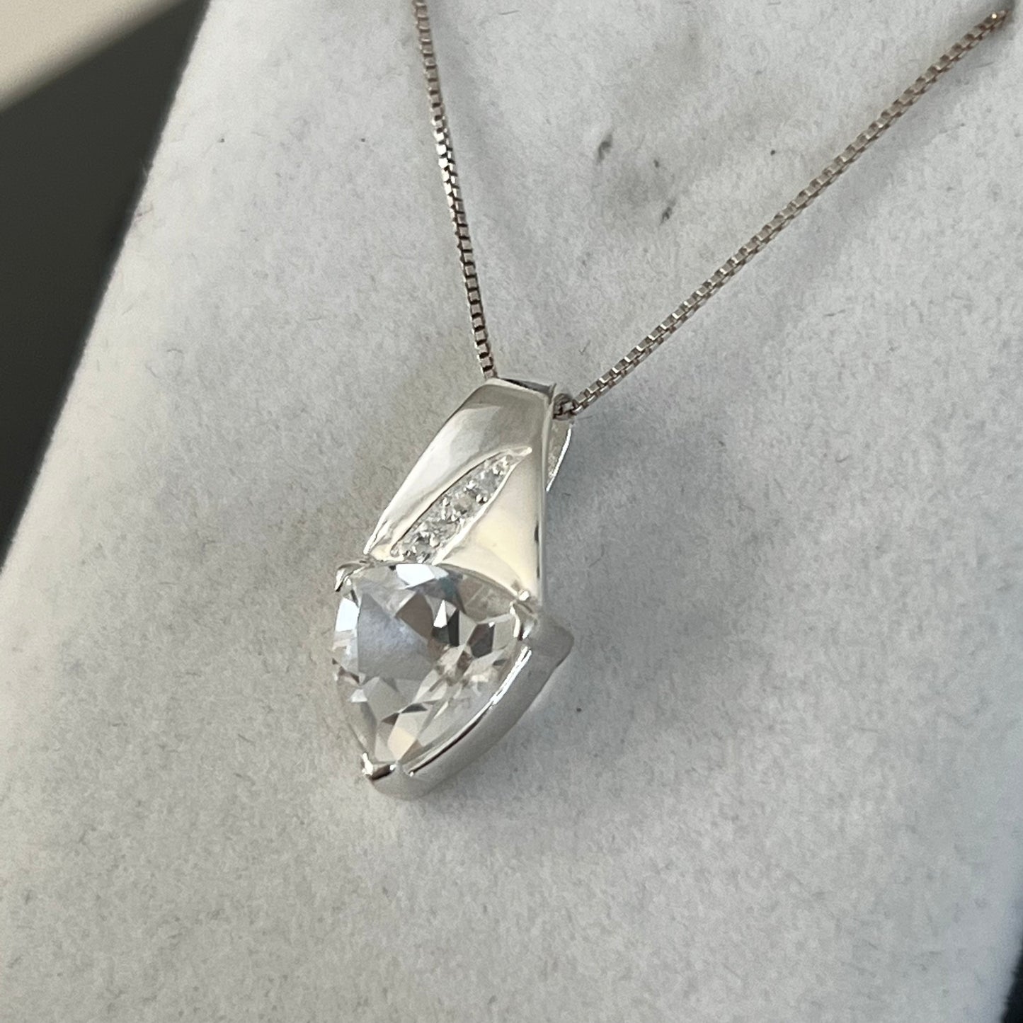 Quartz Sterling Silver Necklace