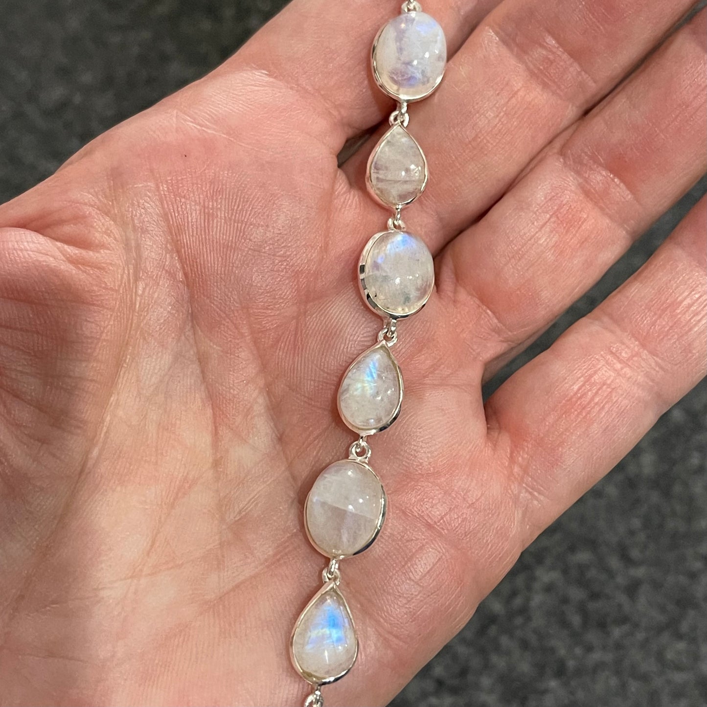 Moonstone Sterling Silver Bracelet