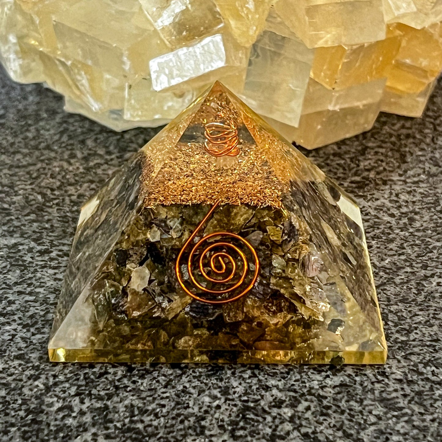 Labradorite Orgone Pyramid