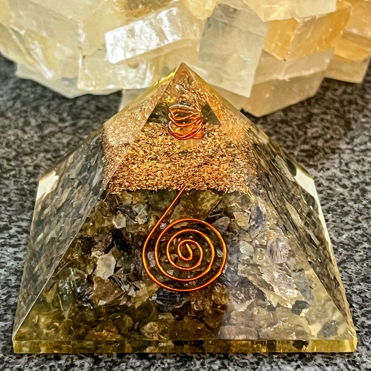 Labradorite Orgone Pyramid
