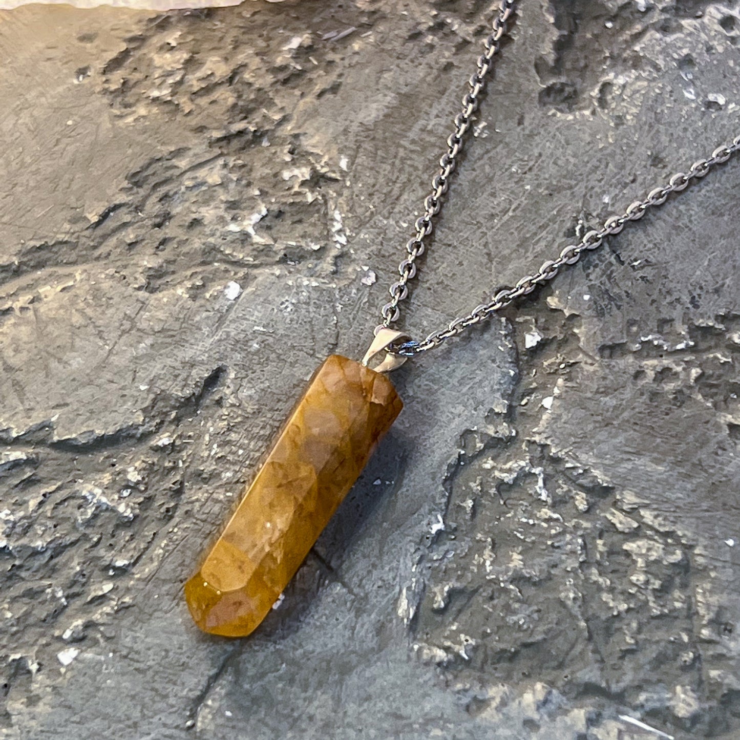 Golden Healer Point Necklace