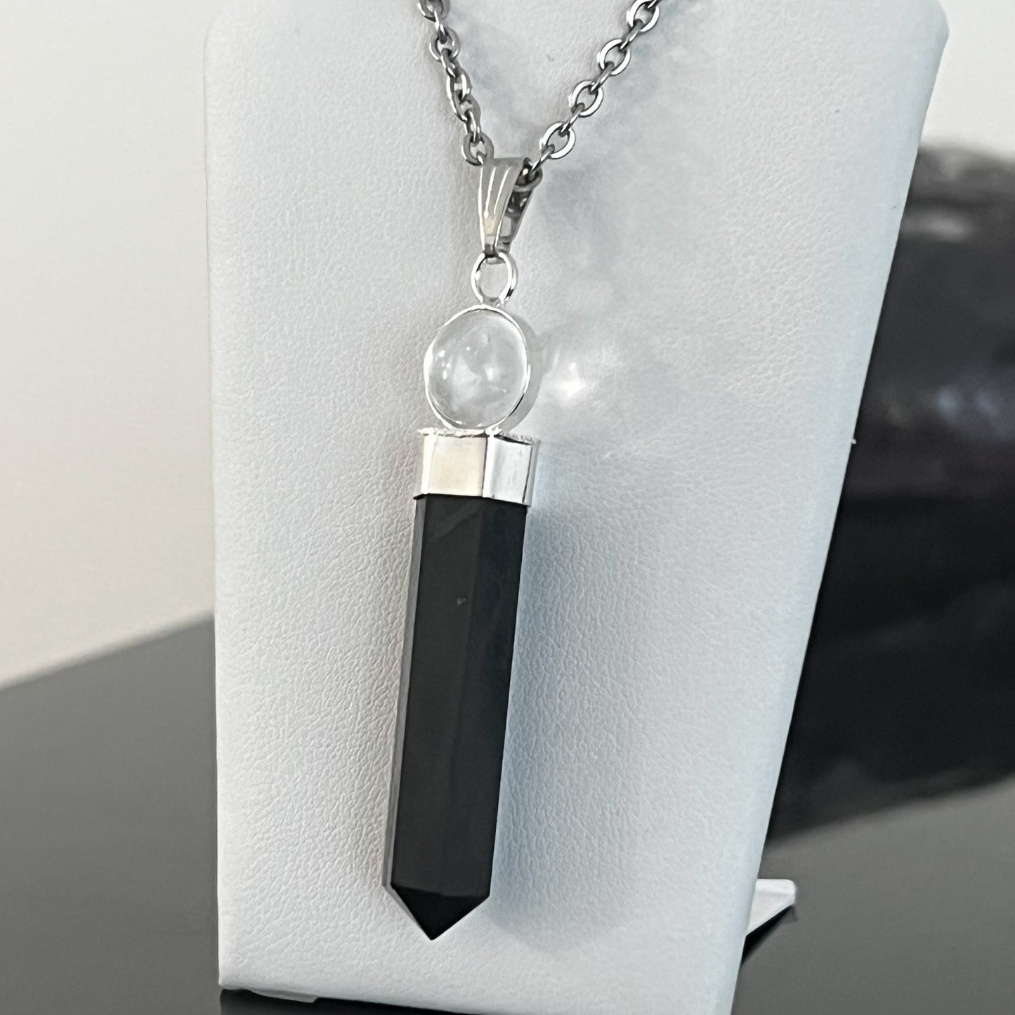 Shungite & Quartz Necklace