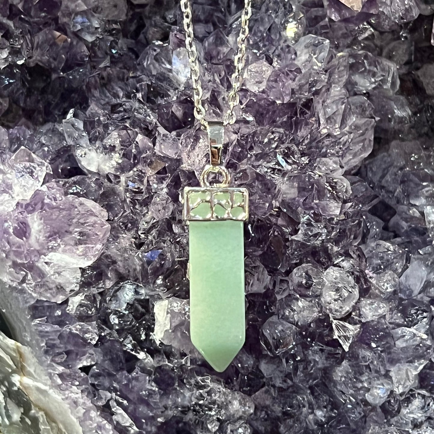 Aventurine Point Necklace