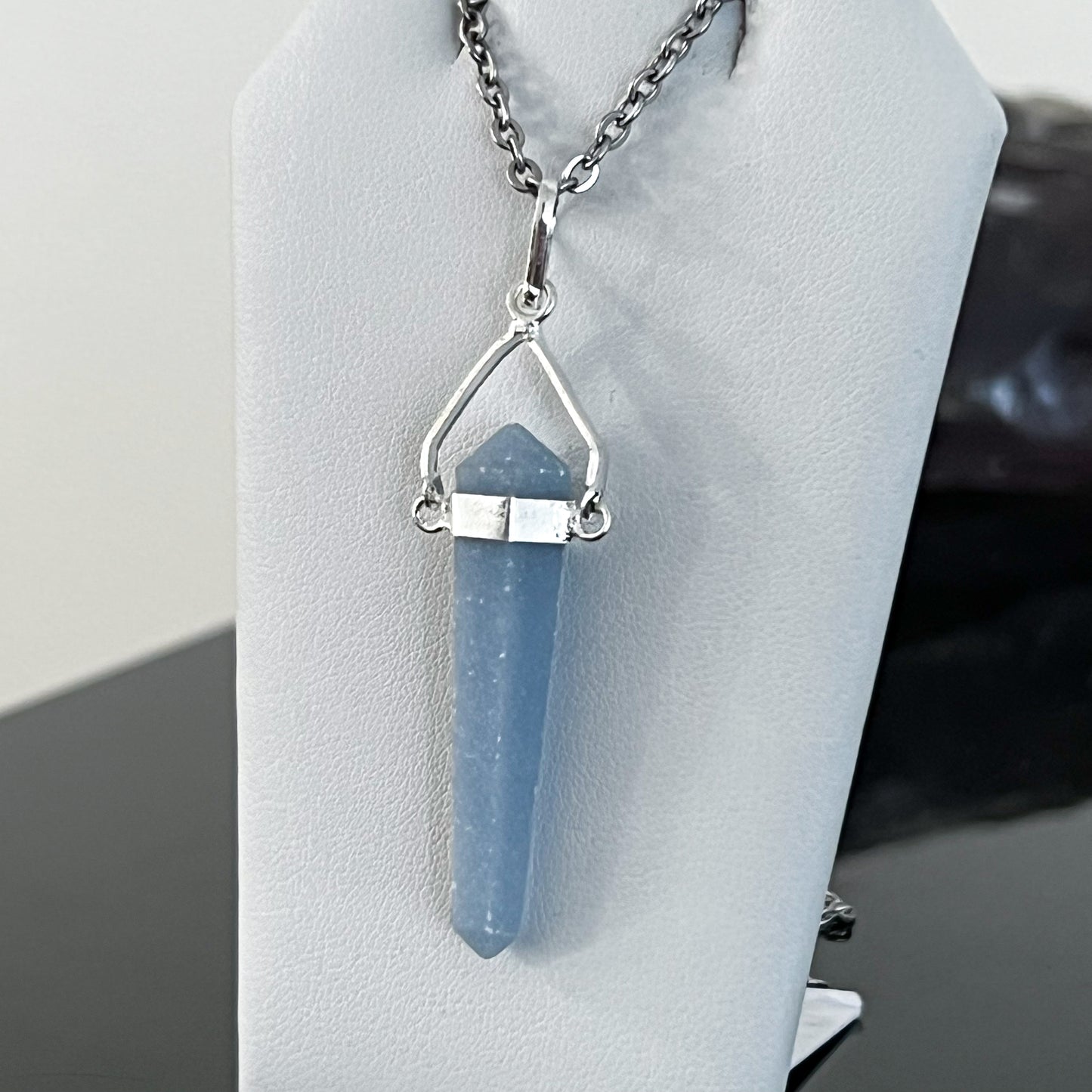 Angelite Swivel Necklace