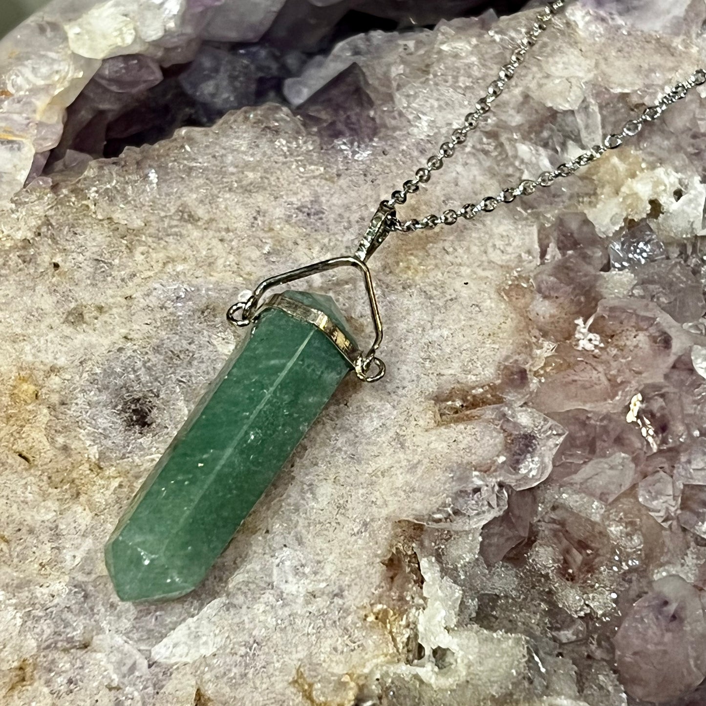 Aventurine DT Point Necklace