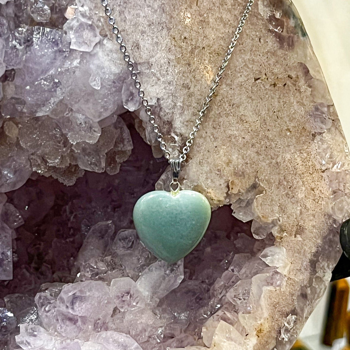 Aventurine Heart Necklace
