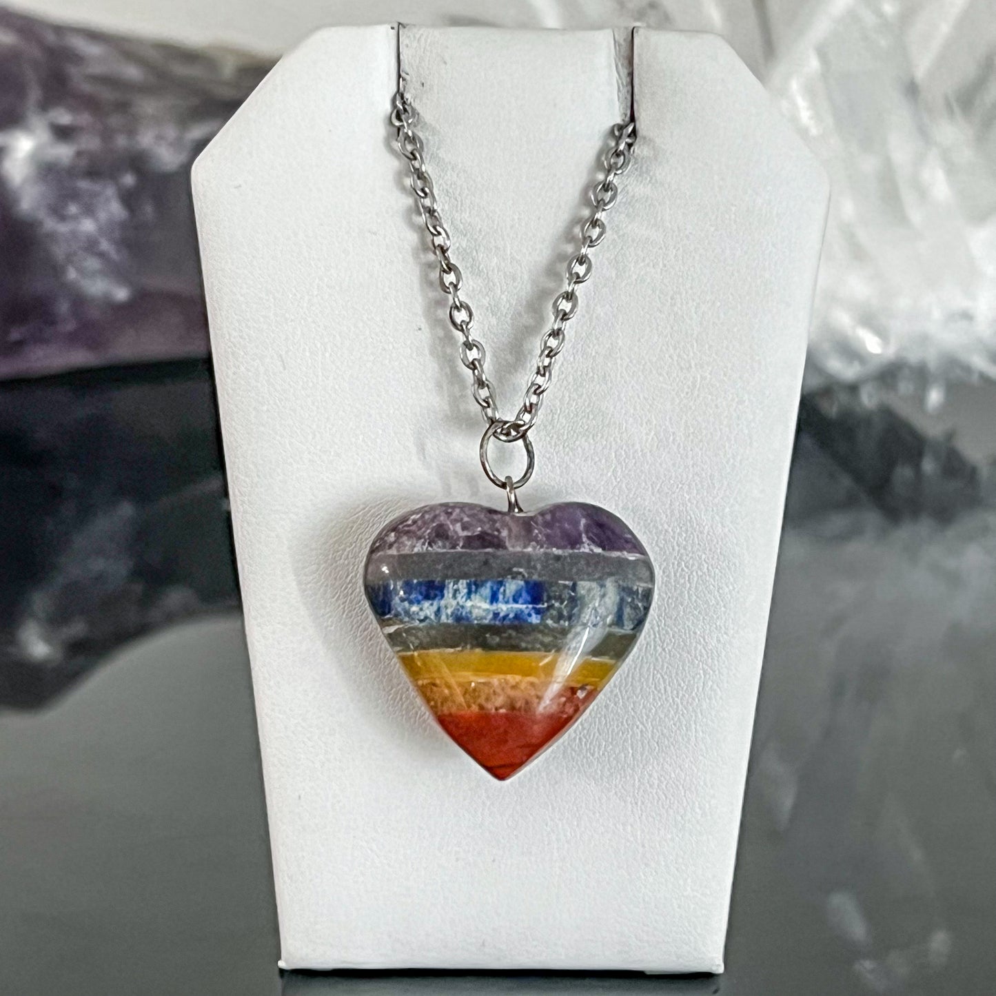 Chakra Heart Necklace