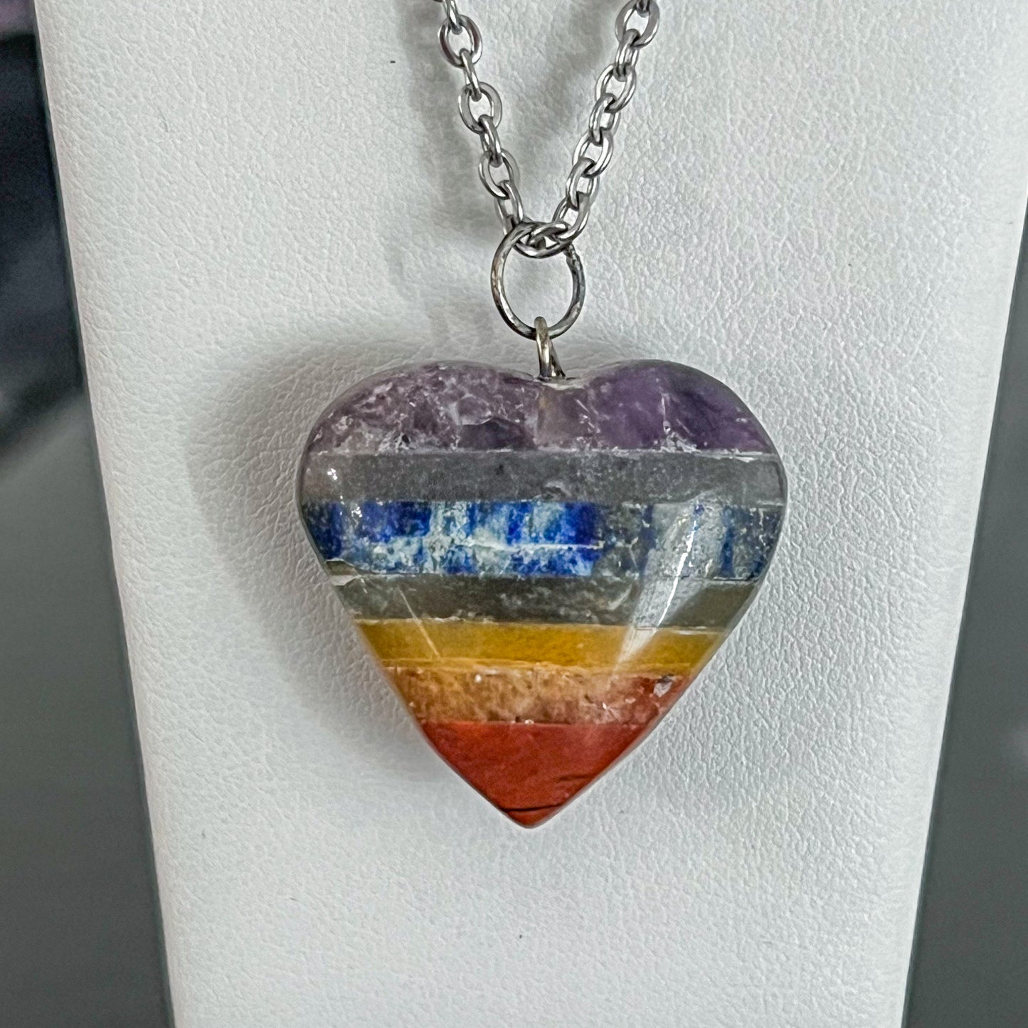 Chakra Heart Necklace