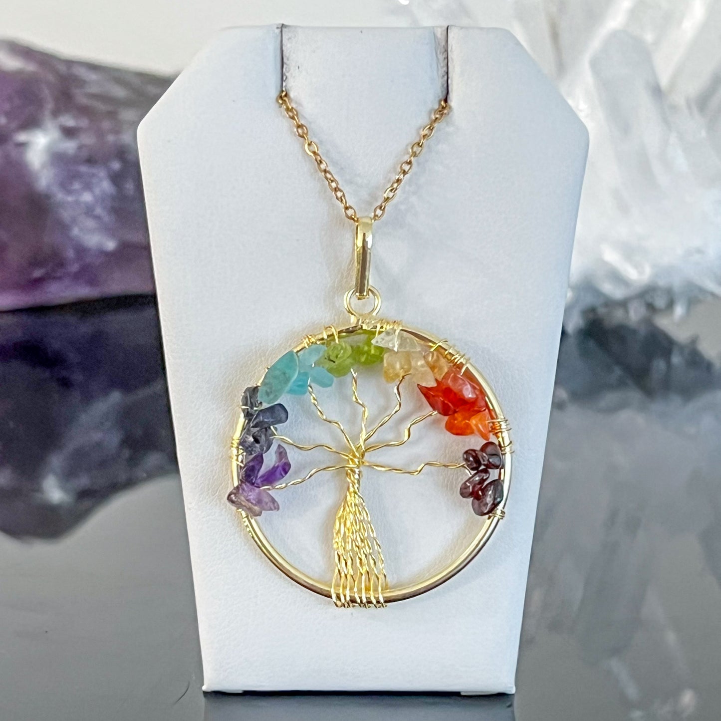 Chakra Tree of Life Necklace (Large)