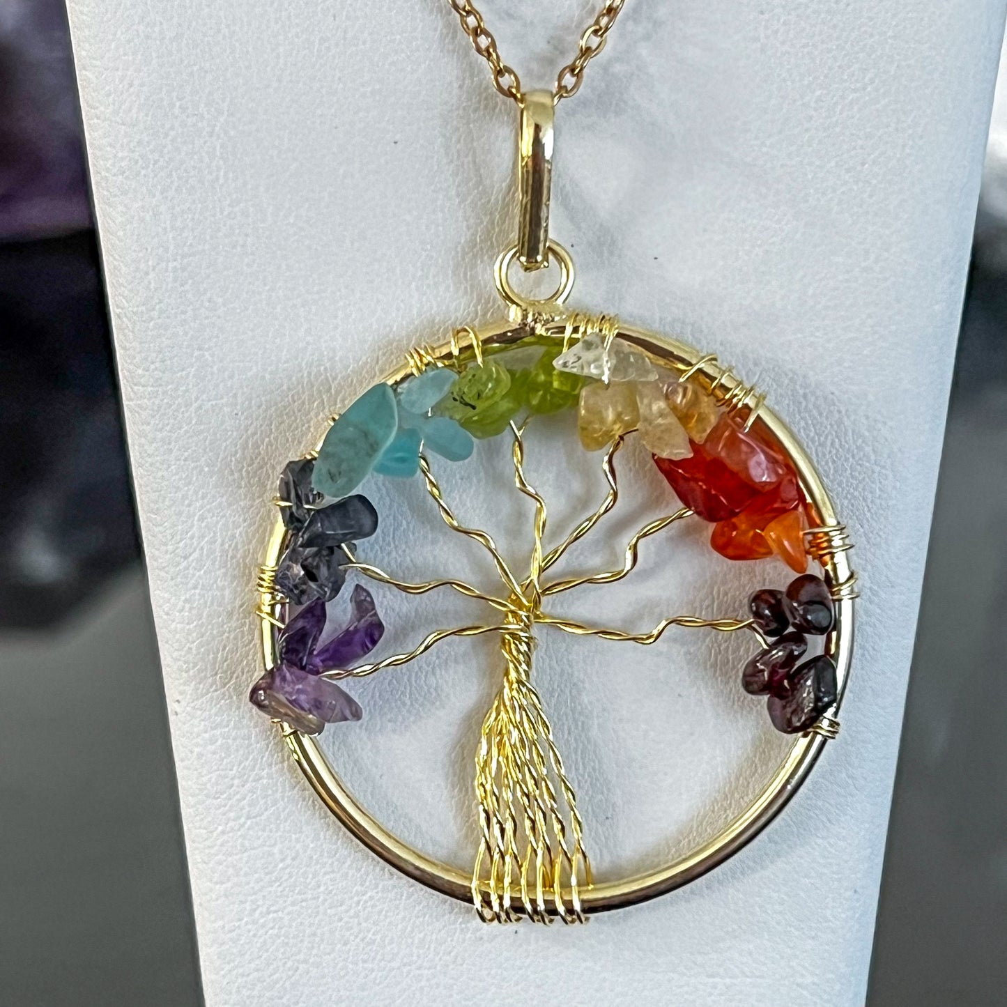 Chakra Tree of Life Necklace (Large)