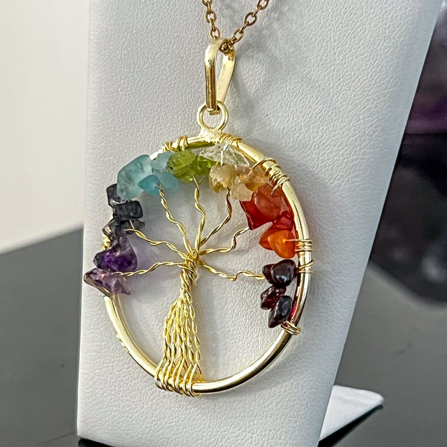Chakra Tree of Life Necklace (Large)