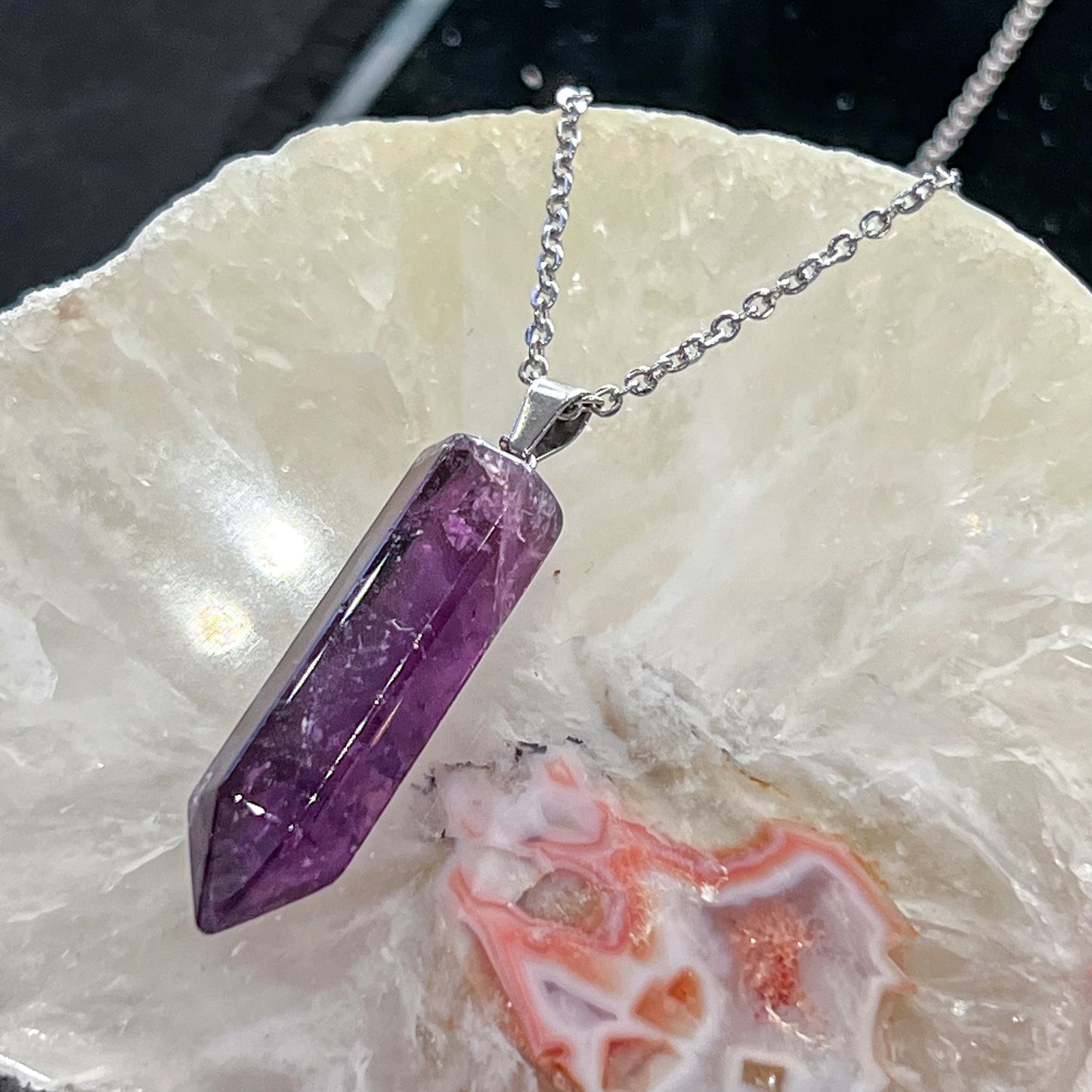 Amethyst Point Necklace