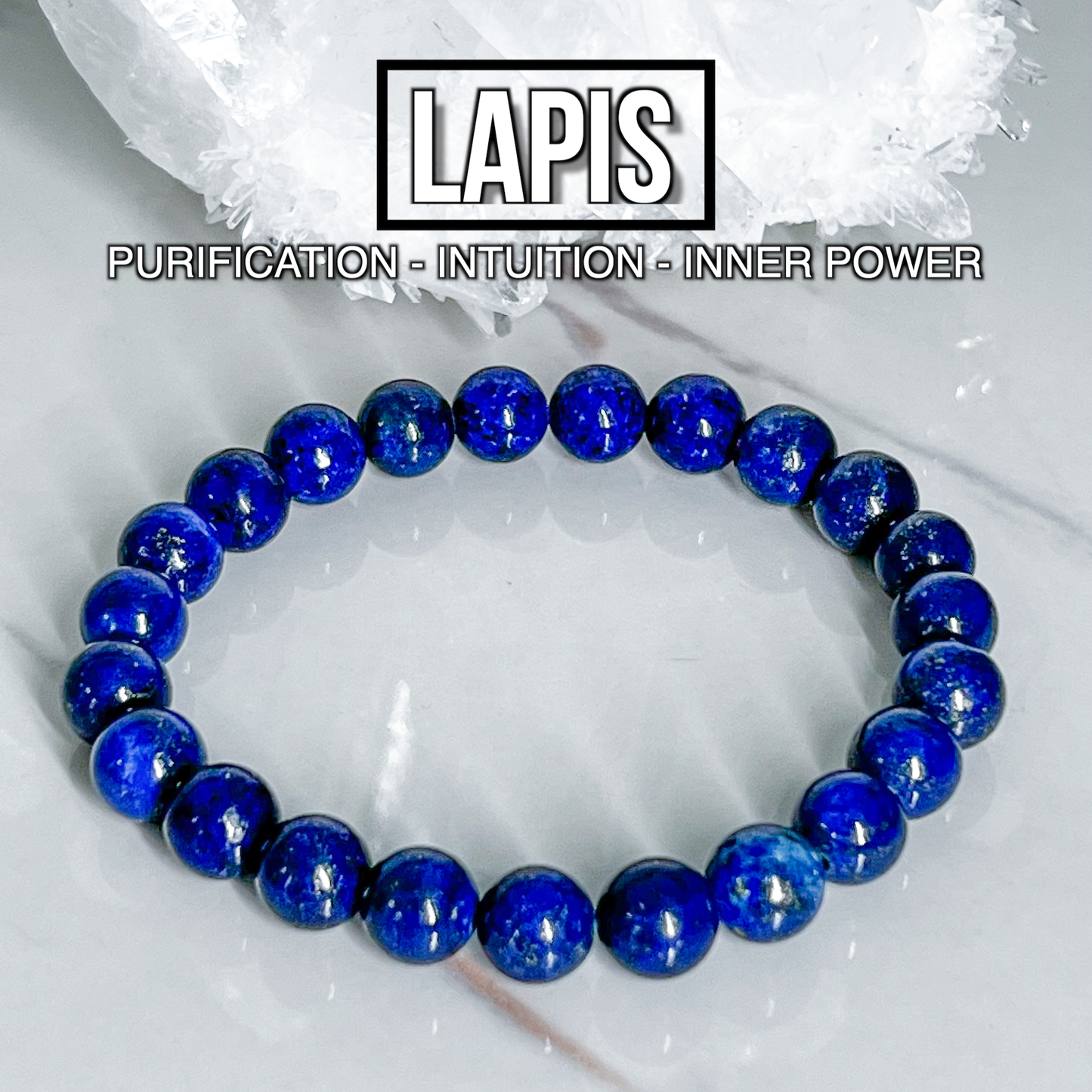Lapis Bracelet 8mm