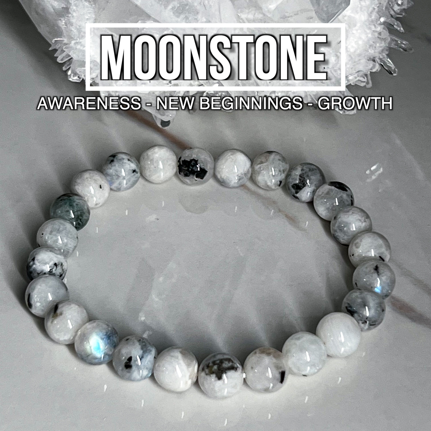 Moonstone Bracelet 8mm