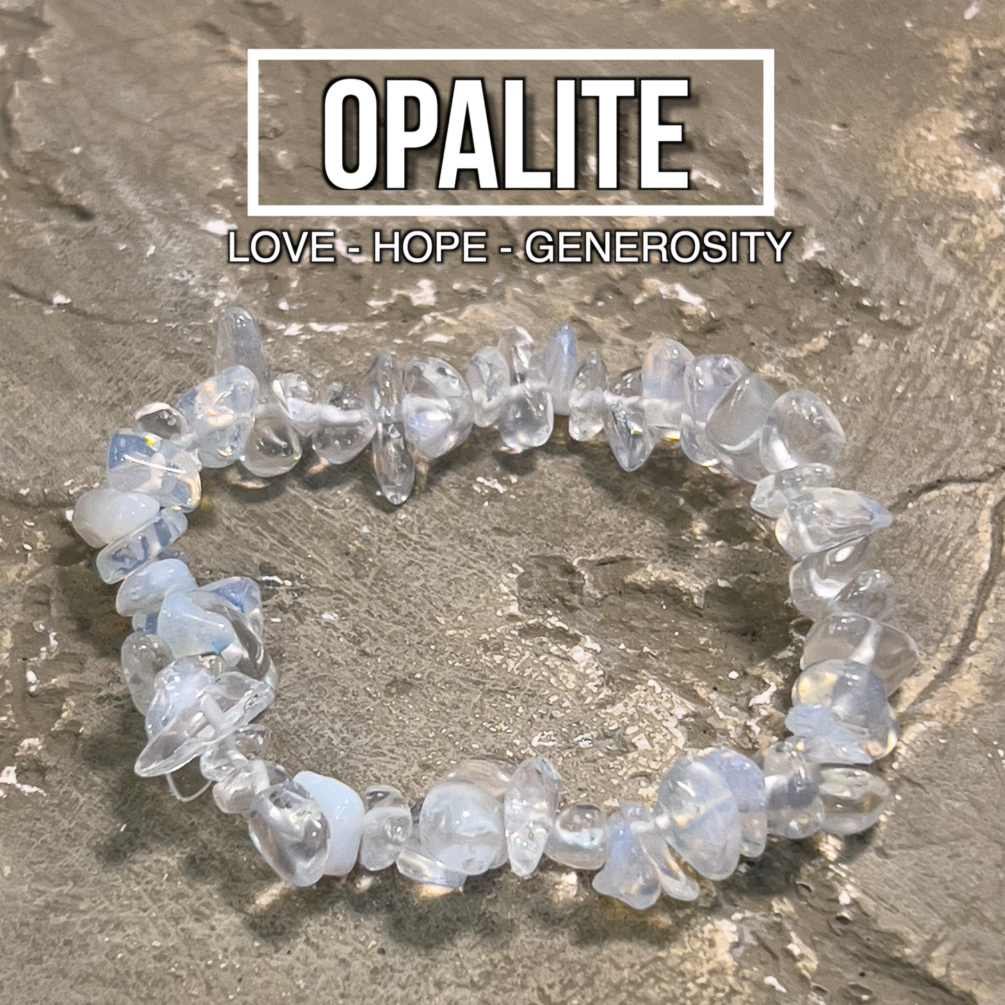Opalite Chip Bracelet