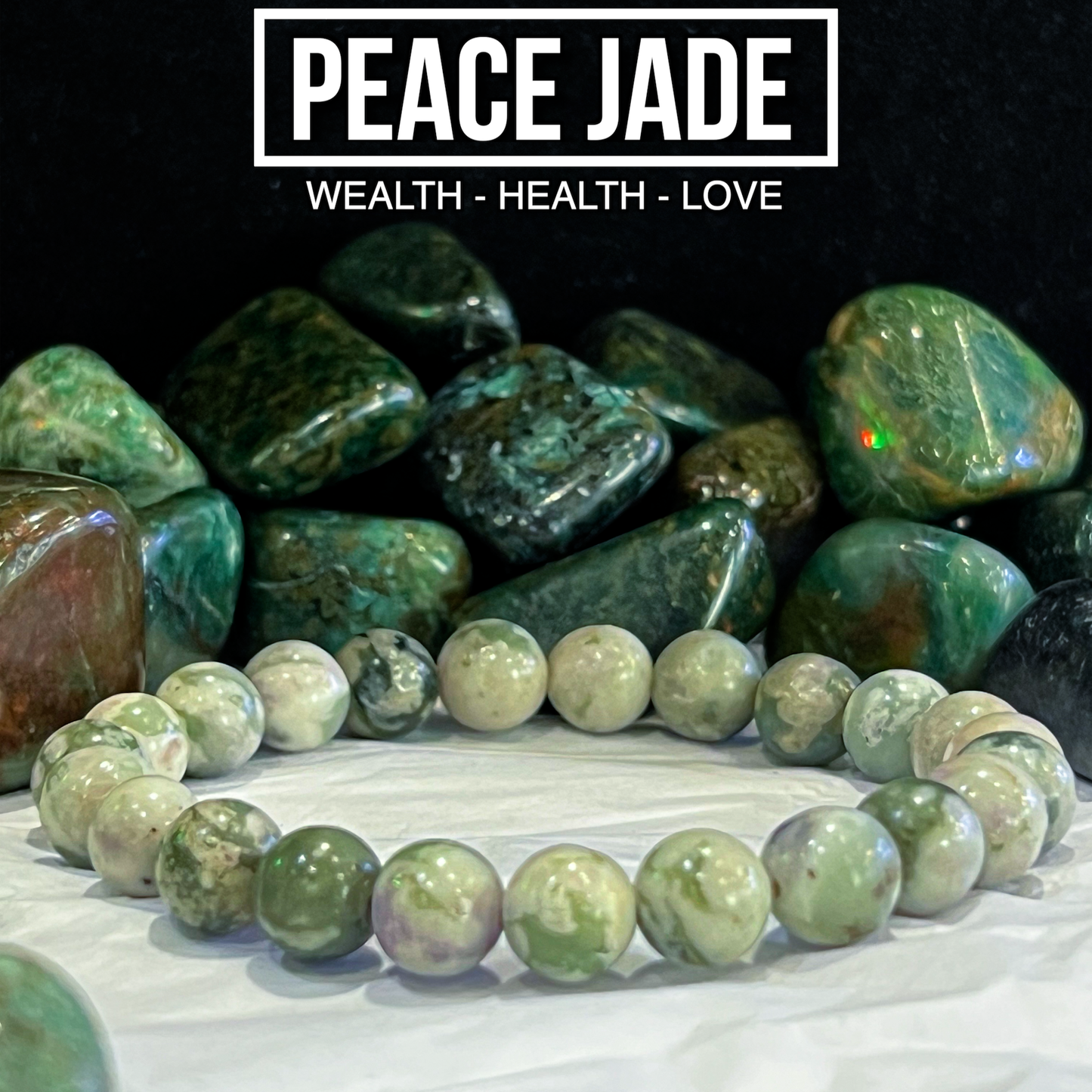 Peace Jade Bracelet 8mm