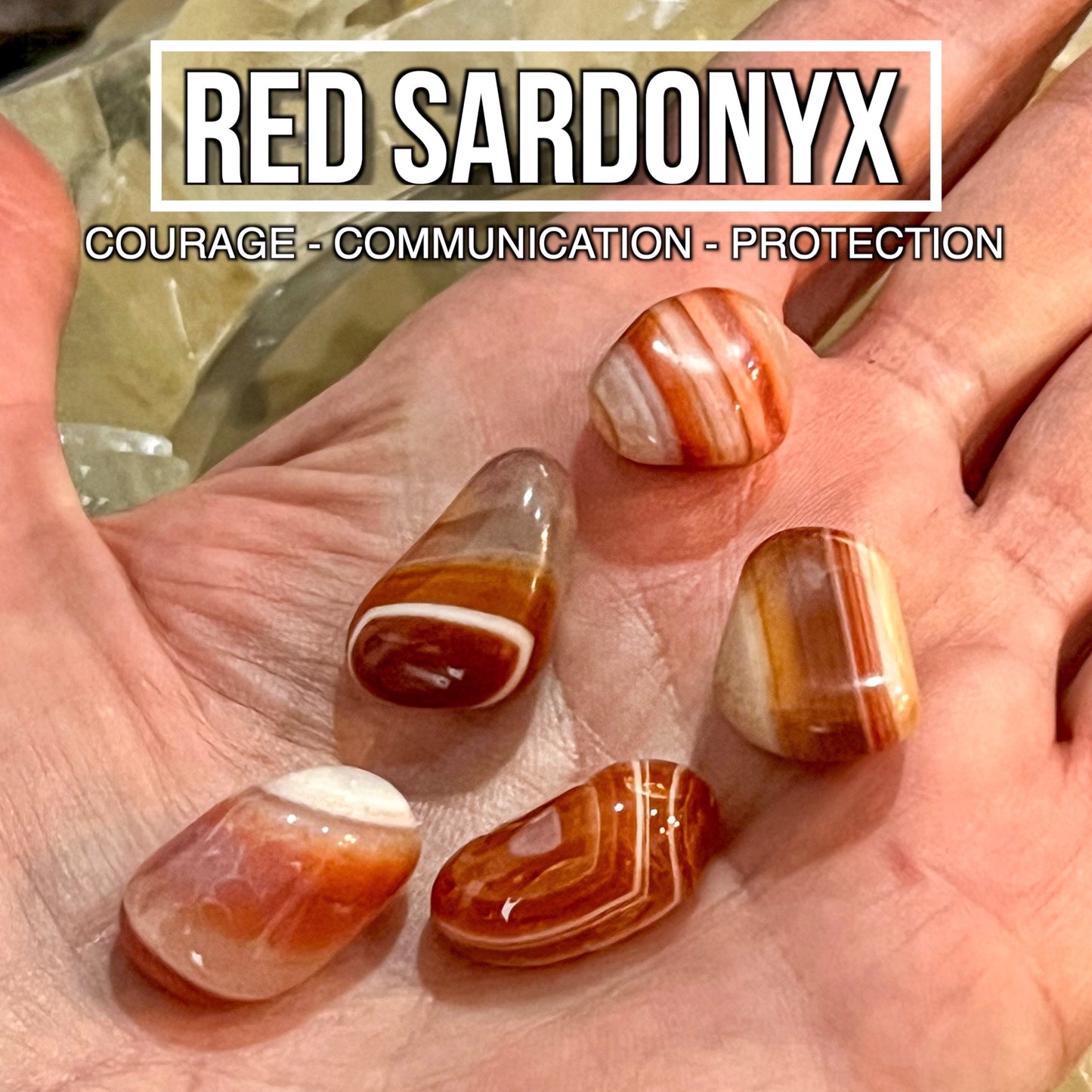 Red Sardonyx (Pack of 5)
