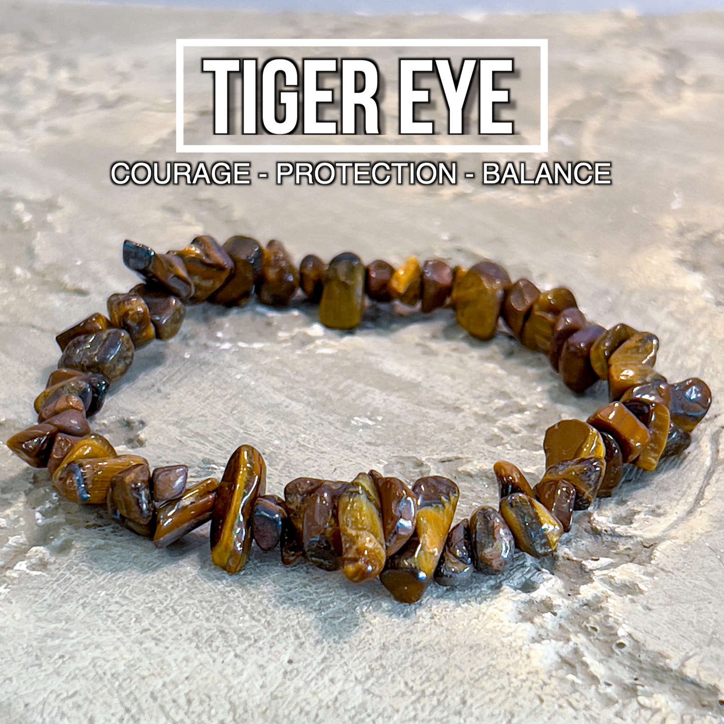 Tiger Eye Chip Bracelet