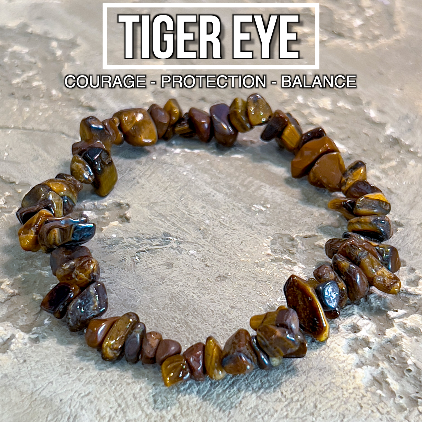 Tiger Eye Chip Bracelet