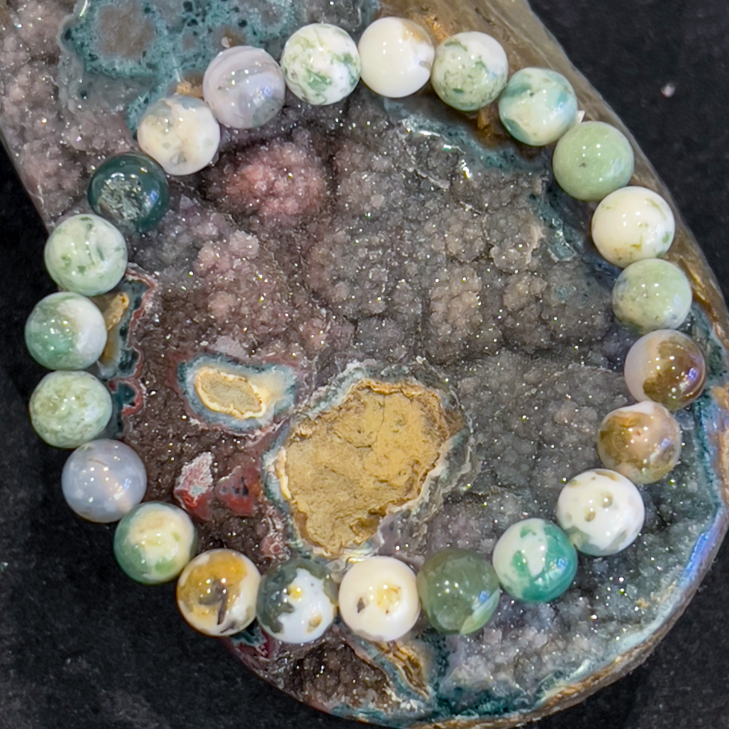 Tree Agate Bracelet 10mm