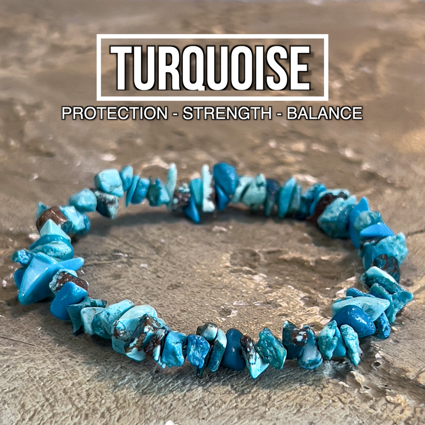 Turquoise Chip Bracelet