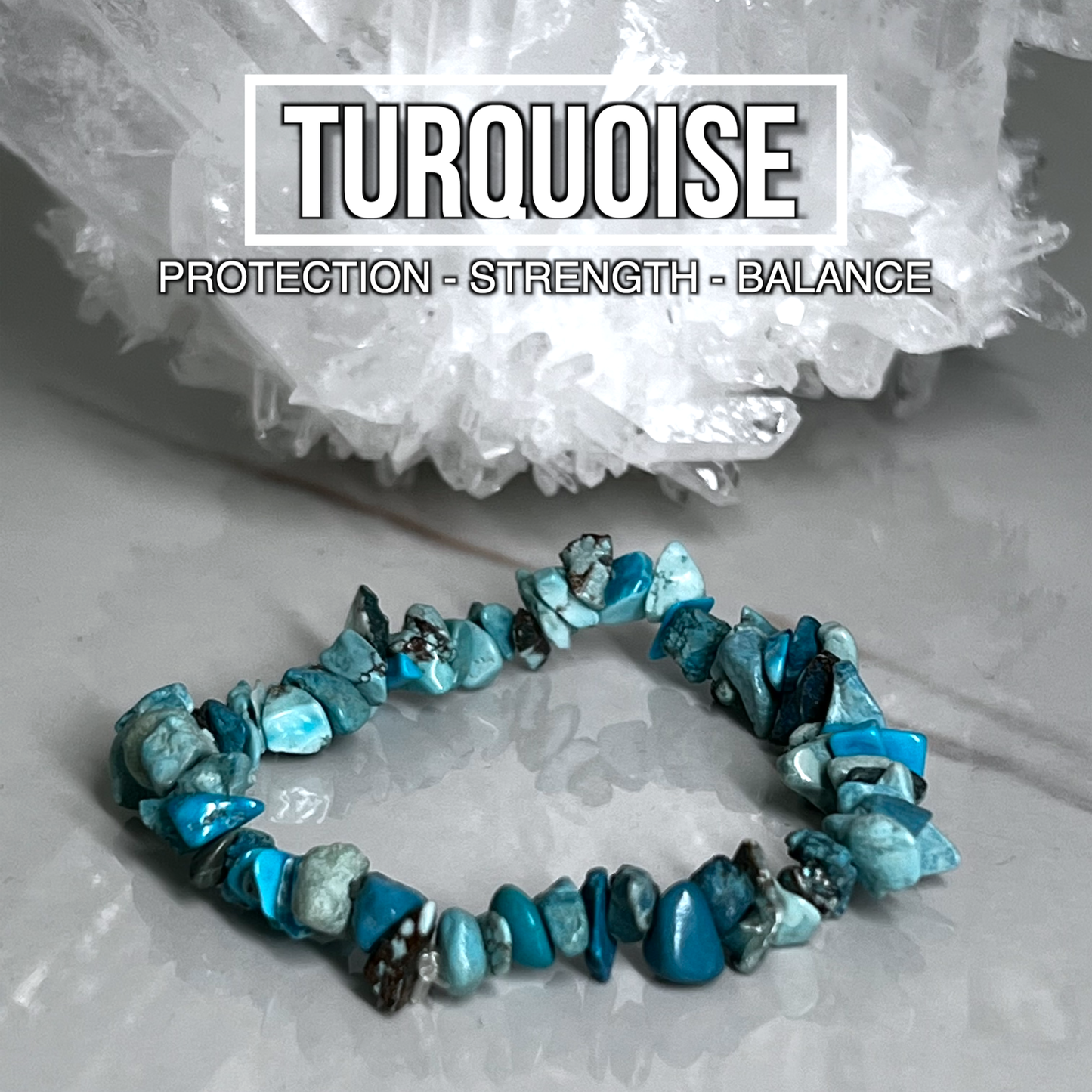 Turquoise Chip Bracelet