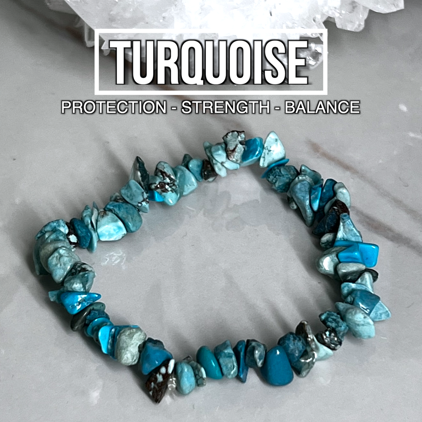 Turquoise Chip Bracelet