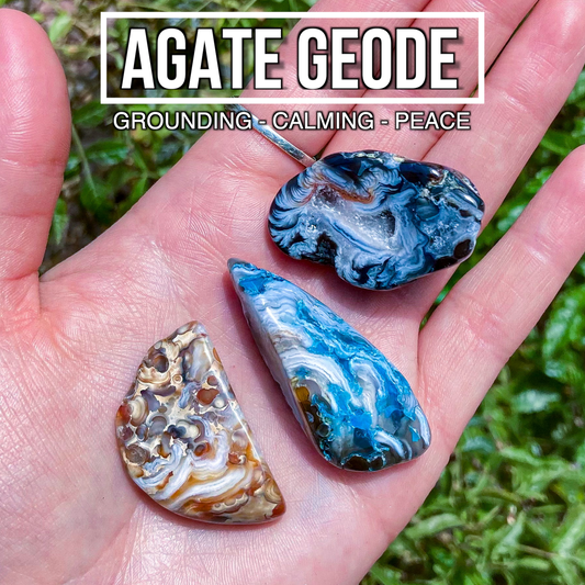 Agate Geode (Pack of 3)