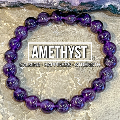 Amethyst Bracelet 8mm