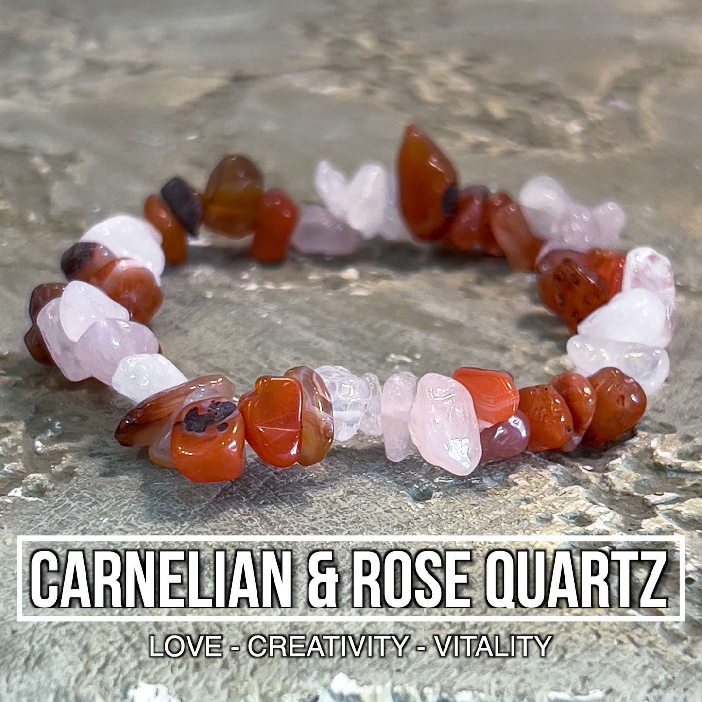 Carnelian & Rose Quartz