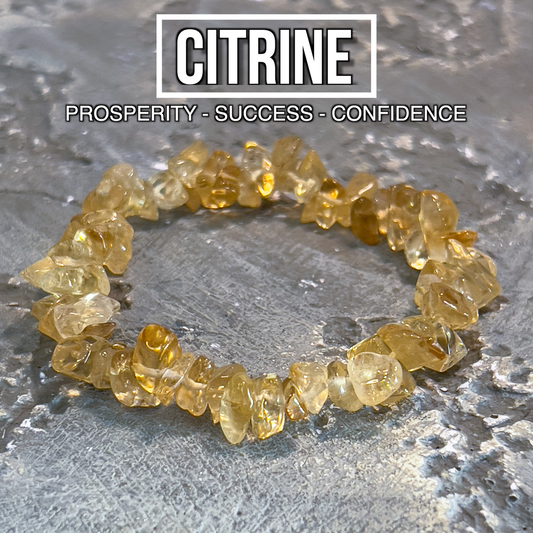 Citrine Chip Bracelet