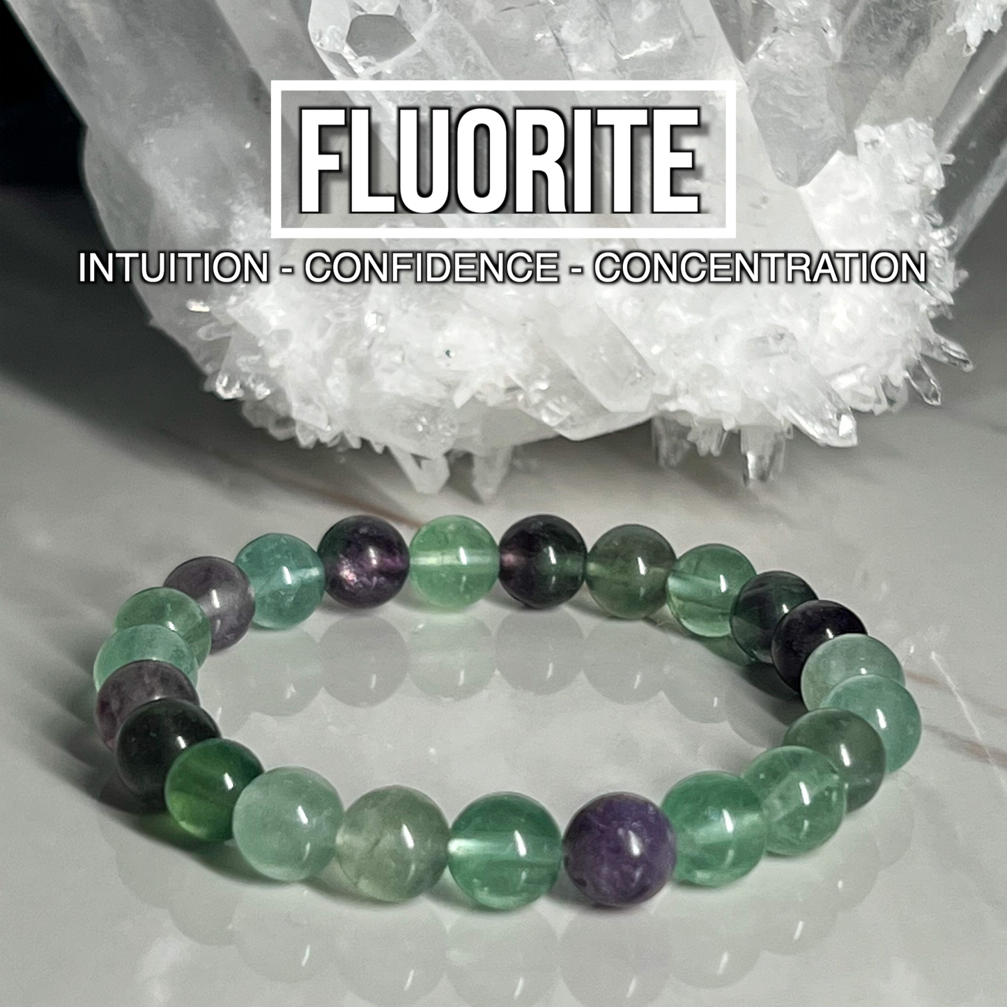 Fluorite Bracelet 8mm