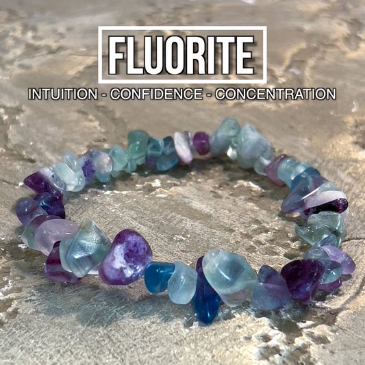 Fluorite Chip Bracelet