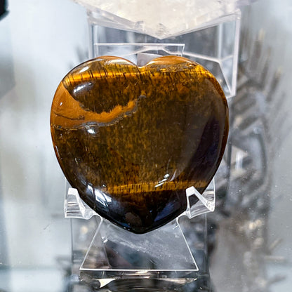 Tiger Eye Heart Small